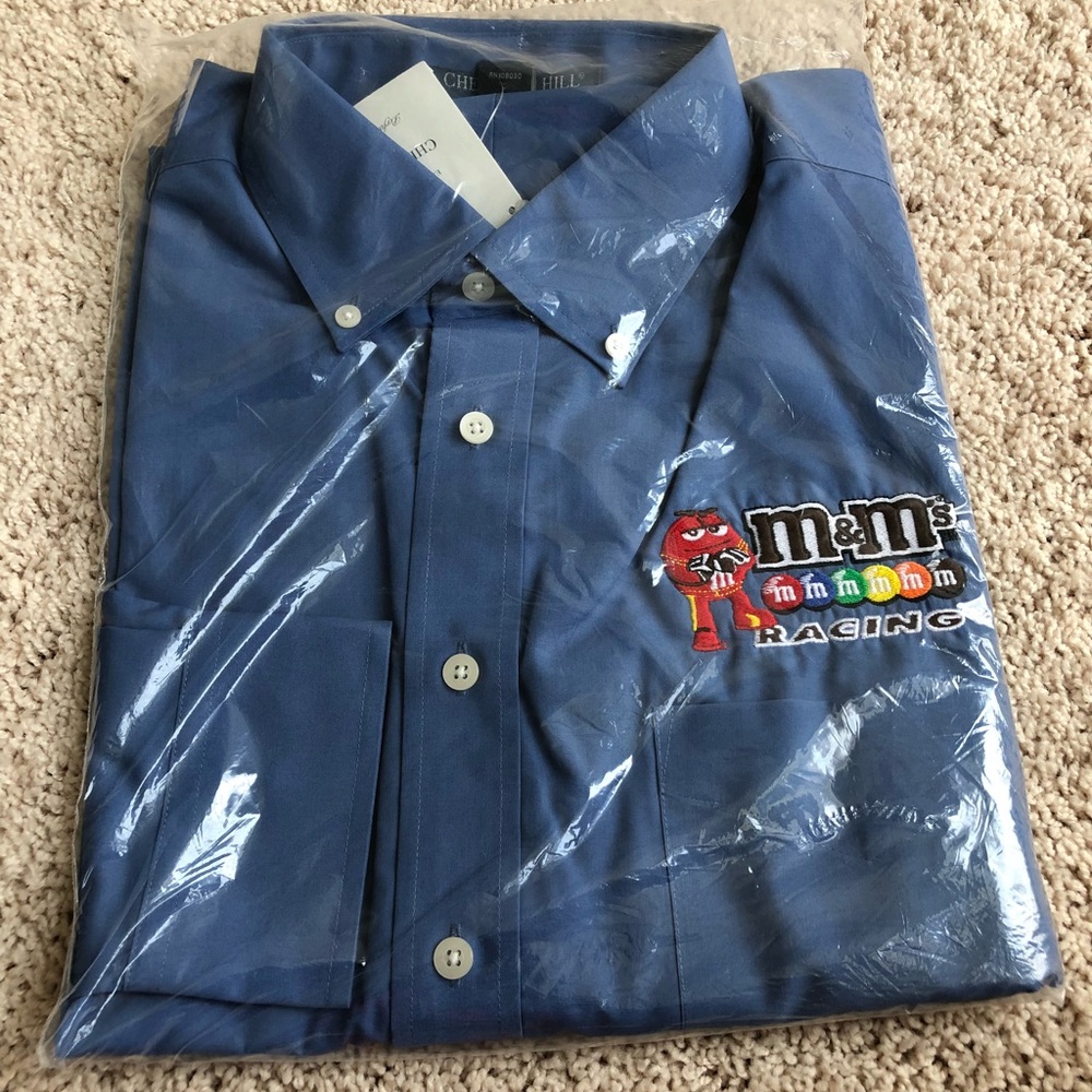 Chestnut Hill M&M Racing full button dress shirt.
